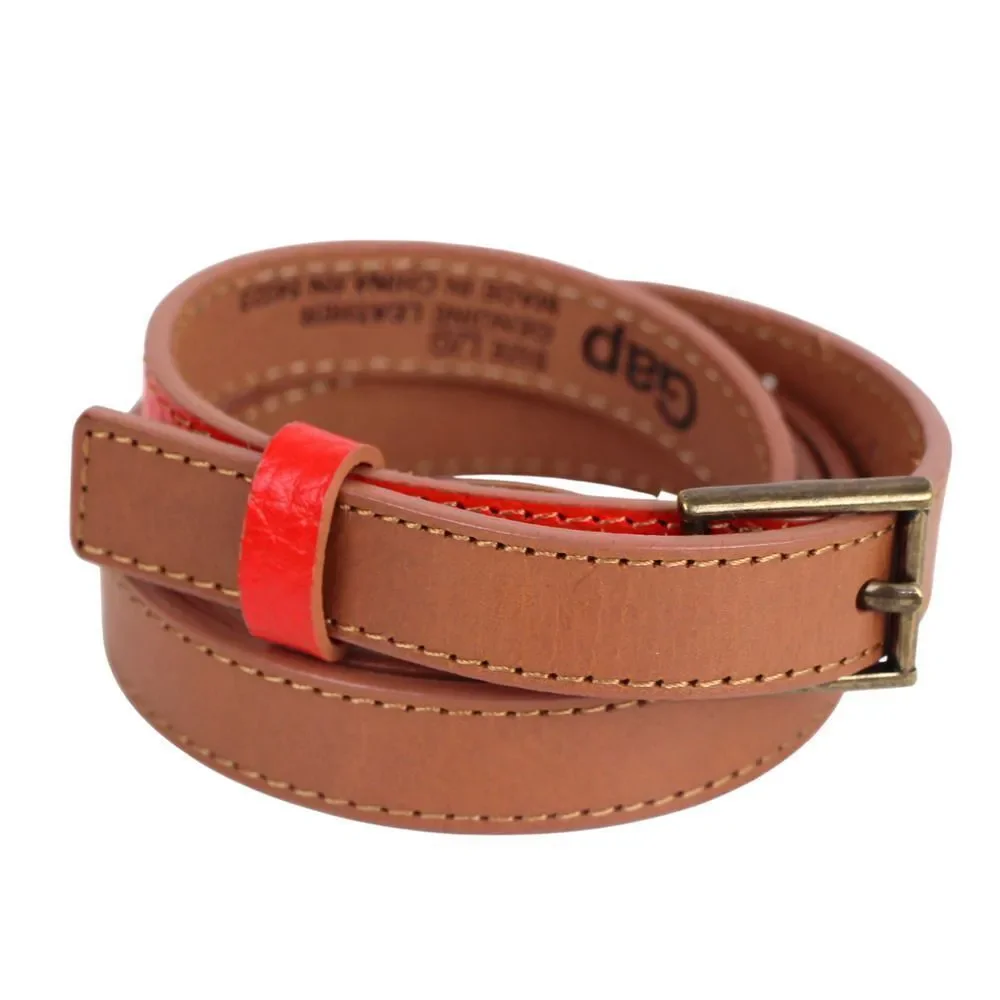 Gap BROWN RED GENUINE LEATHER 3/4
